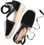 FRED DE LA BRETONIERE Espadrilles Dames 152010257 Maat: 37 Materiaal: Suède Kleur: Zwart - Thumbnail 5