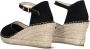 Fred de la Bretoniere 153010267 Espadrilles Zomer Schoenen Dames Zwart - Thumbnail 4