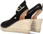 FRED DE LA BRETONIERE Espadrilles Dames 153010276 Maat: 38 Materiaal: Suède Kleur: Zwart - Thumbnail 4