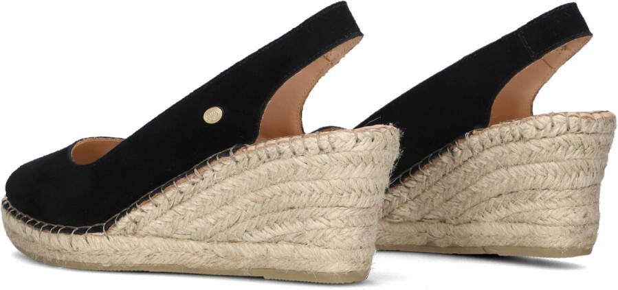 FRED DE LA BRETONIERE Zwarte Espadrilles Clare Beau