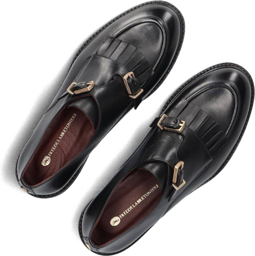 FRED DE LA BRETONIERE Zwarte Loafers Paris Jay