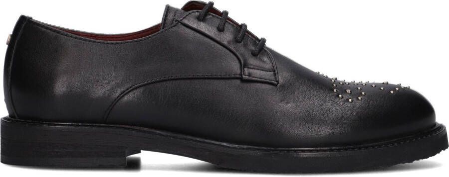 FRED DE LA BRETONIERE Zwarte Veterschoenen Paris Derby