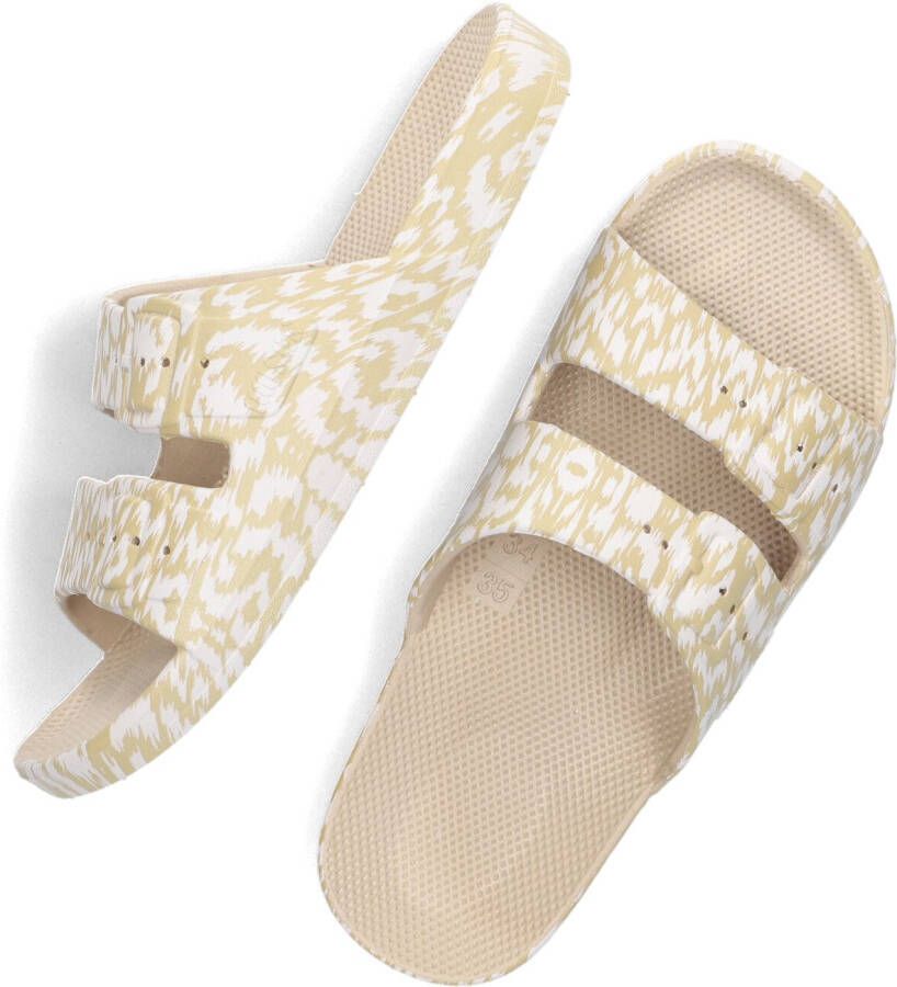 Freedom Moses Beige Slippers Ikat