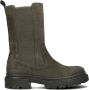 G-STAR Raw Kafey Hgh Chs Nub W Chelsea boots Enkellaarsjes Dames Groen - Thumbnail 6