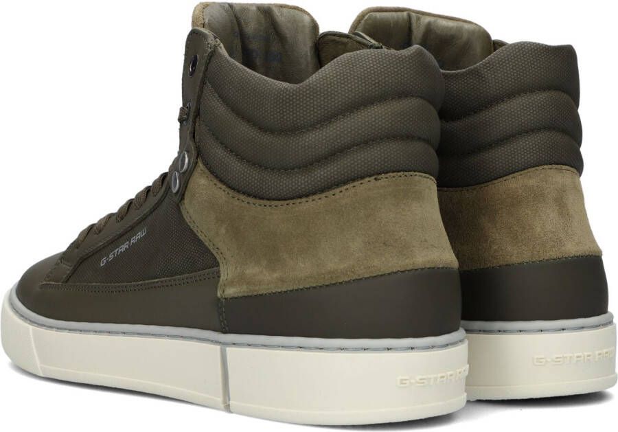 G-Star Raw Groene Hoge Sneaker Ravond Mid Bsc Dnm M