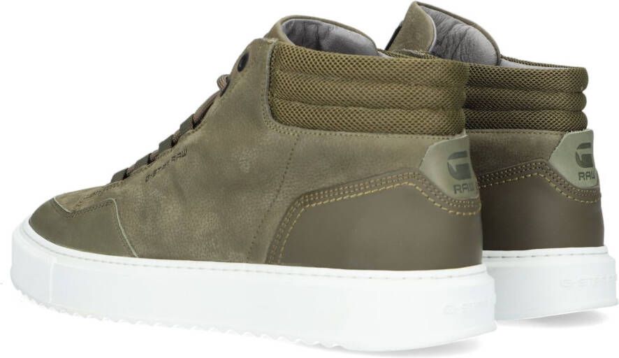 G-Star Raw Groene Hoge Sneaker Resistor Mid Bsc M