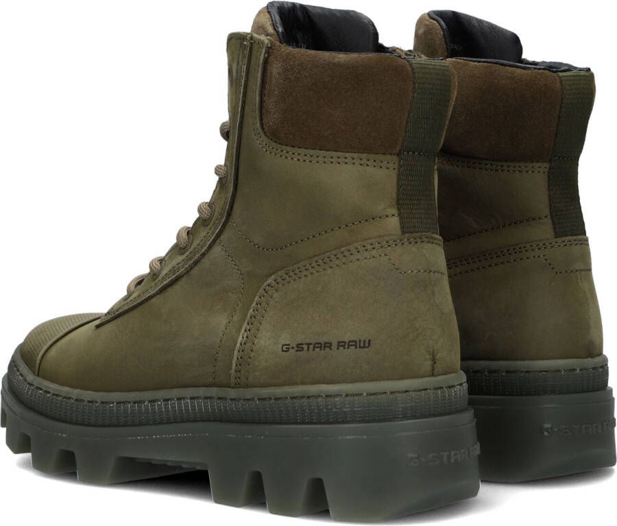 G-Star Raw Groene Veterboots Noxer Hgh Nub W