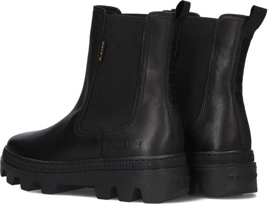 G-STAR RAW Zwarte Boots Noxer Chs Lea W