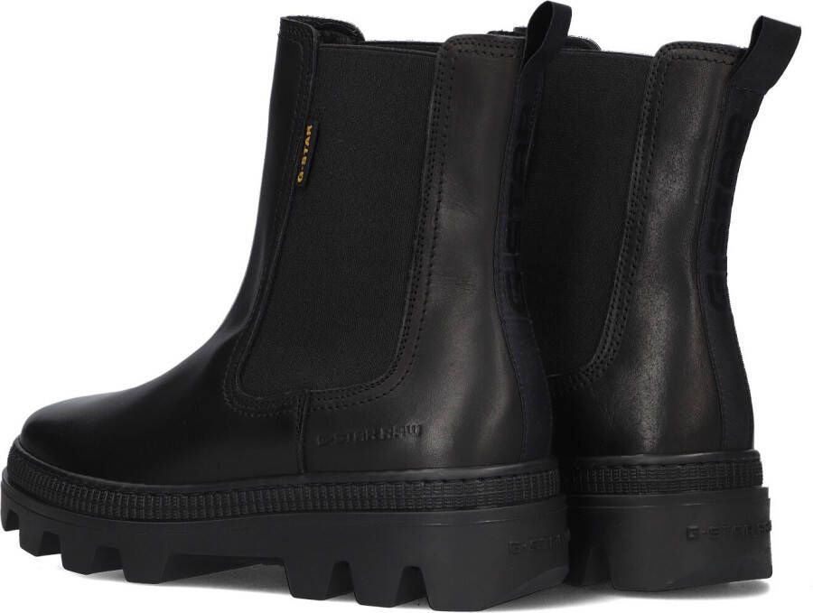 G-STAR RAW Zwarte Chelsea Boots Noxer Chs Lea W