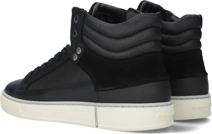 G-Star Raw Zwarte Hoge Sneaker Ravond Mid Bsc Dnm M