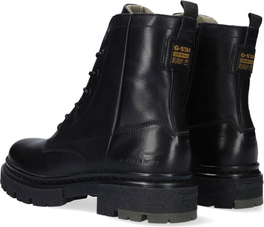 G-STAR RAW Zwarte Veterboots Kafey Hgh Lace Lea