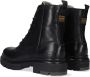 G-Star G Star Raw Kafey Hgh Lace Lea Veterboots Laarzen Met Veters Dames Zwart - Thumbnail 5