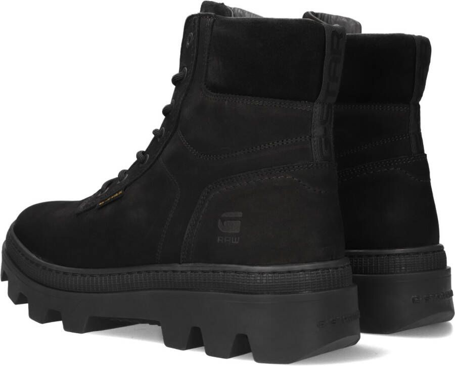 G-Star Raw Zwarte Veterboots Noxer Hgh Nub M