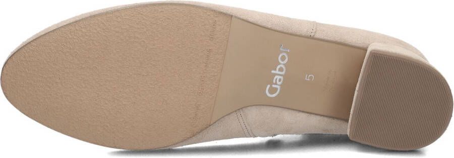 GABOR Beige Enkellaarsjes 380