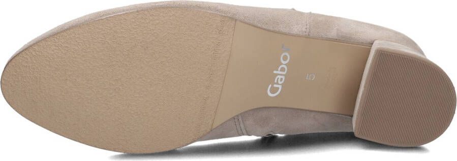 GABOR Beige Enkellaarsjes 680