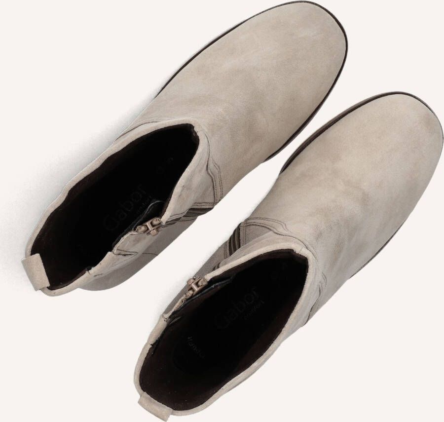 GABOR Beige Enkellaarsjes 851