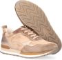 Gabor Beige Lage Sneakers met Gouden Accenten Beige Dames - Thumbnail 5