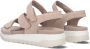 Bruin Tinten 742 Sandalen Dames Beige - Thumbnail 3