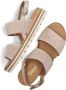 Gabor Beige Comfort Sandalen met Elastische Band Beige Dames - Thumbnail 6