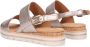 Gabor Comfortabele Metallic Sandalen met Elastische Band Beige Dames - Thumbnail 5