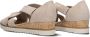 Gabor 782 Sandalen Met Sleehak Dames Beige - Thumbnail 4