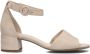 Gabor Beige Suède Comfort Sandalen 902 Beige Dames - Thumbnail 3