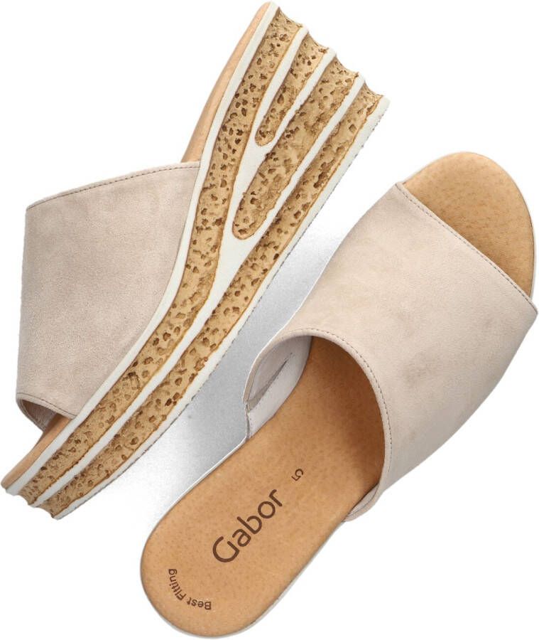 GABOR Beige Slippers 650.1