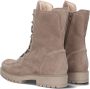 Gabor 723.1 Veterboots Laarzen Met Veters Dames Beige - Thumbnail 4