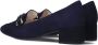 Gabor Marineblauwe Fluweel Pumps Blue Dames - Thumbnail 4