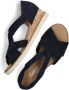 Gabor 782 Sandalen Met Sleehak Dames Blauw - Thumbnail 7