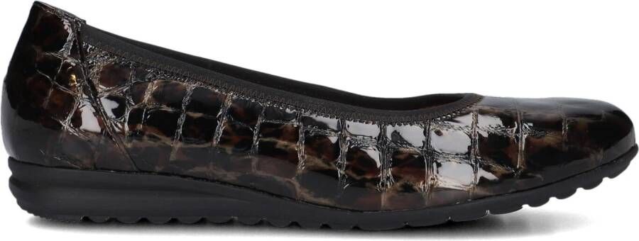 GABOR Ballerina Dames 620.1 Maat: 42 5 Materiaal: Lak Kleur: Bruin