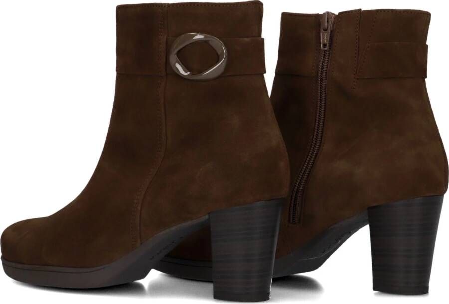 GABOR Enkellaarsjes Dames 083 Maat: 40 5 Materiaal: Suède Kleur: Bruin - Foto 2