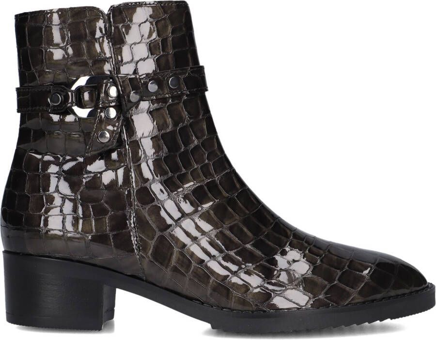GABOR Enkellaarsjes Dames 511 Maat: 35 5 Materiaal: Lakleer Kleur: Bruin