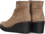 Gabor 780.1 Enkellaarsjes Enkelboots met rits Dames Bruin - Thumbnail 3