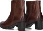 Gabor 071 Enkellaarsjes Enkelboots met rits Dames Cognac - Thumbnail 3