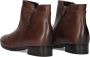 Gabor 718 Enkellaarsjes Enkelboots met rits Dames Cognac - Thumbnail 4