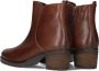 Gabor 800.1 Enkellaarsjes Enkelboots met rits Dames Cognac - Thumbnail 6