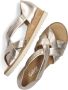 Gabor Gouden Leren Sandalen Stijlvol Ontwerp Yellow Dames - Thumbnail 9