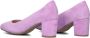 GABOR Pumps Dames 450 Maat: 38 5 Materiaal: Suède Kleur: Paars - Thumbnail 4