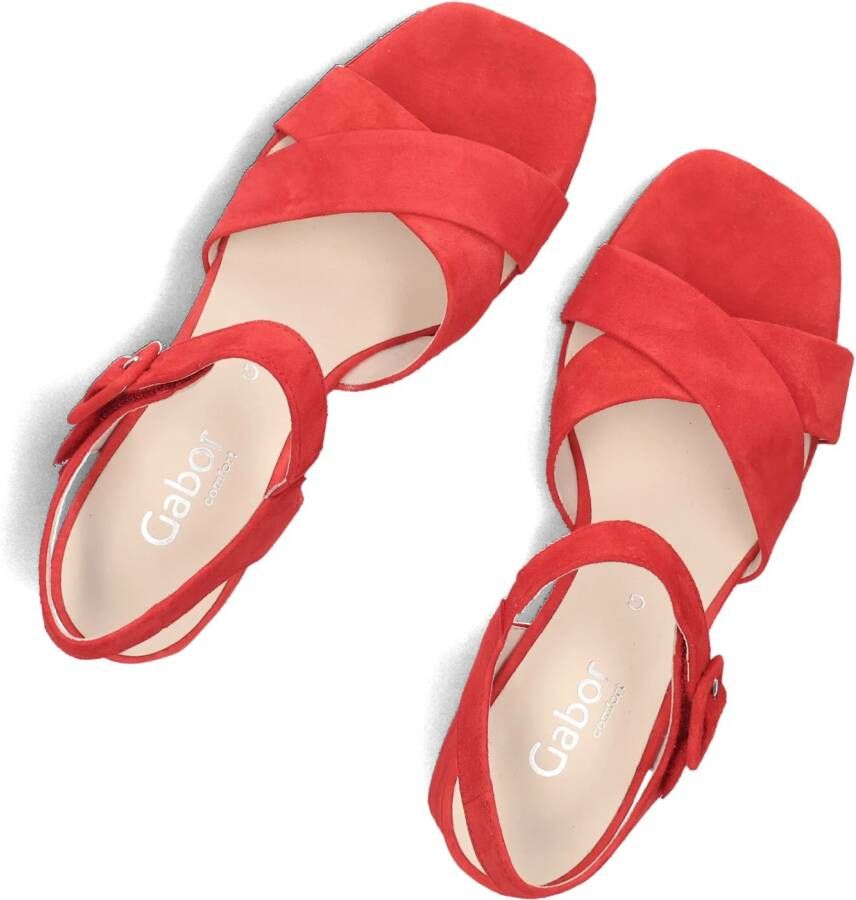GABOR Rode Sandalen 953