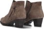 Gabor 603.1 Enkellaarsjes Enkelboots met rits Dames Taupe - Thumbnail 4