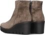 Gabor 780.1 Enkellaarsjes Enkelboots met rits Dames Taupe - Thumbnail 3