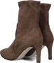 Bruin Tinten 881.1 Enkellaarsjes Enkelboots met rits Dames Taupe - Thumbnail 4