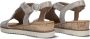 Gabor Leren Dames Sandaal met Lichtgewicht Zool Beige Dames - Thumbnail 4