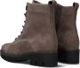 Bruin Tinten 776 Veterboots Laarzen Met Veters Dames Taupe - Thumbnail 3