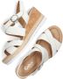 Bruin Tinten 832 Sandalen Met Sleehak Dames Wit - Thumbnail 5