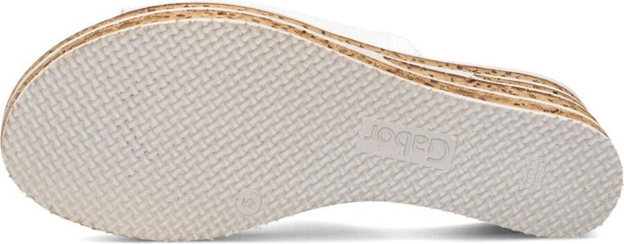 Gabor Witte Slippers 650.1
