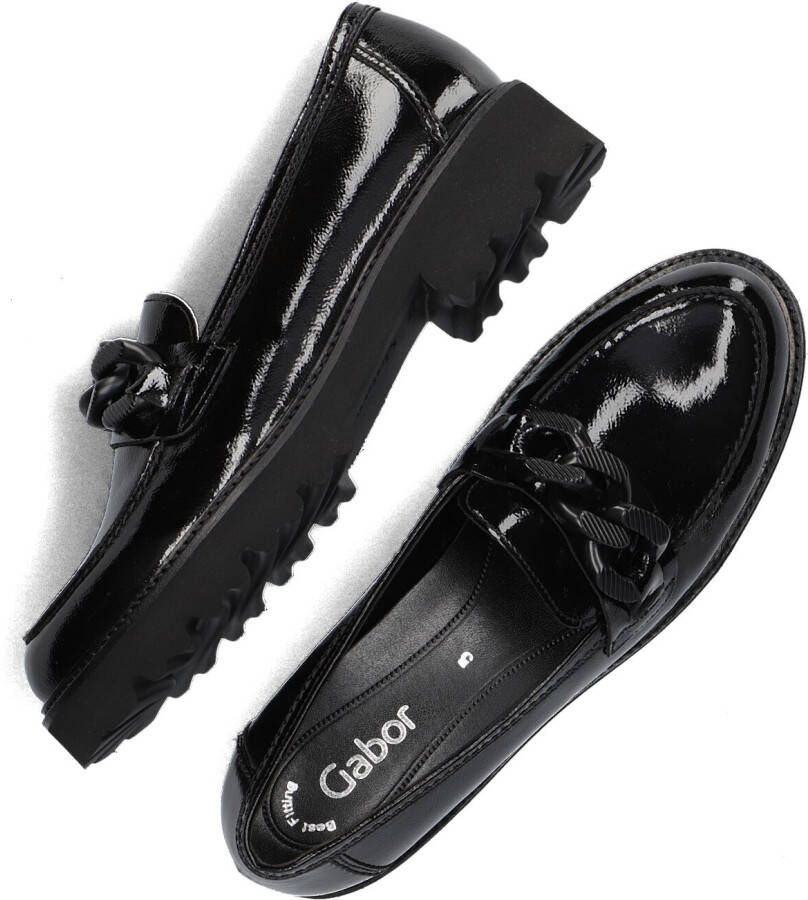 GABOR Zwarte Loafers 200.2