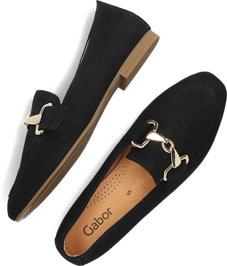 GABOR Zwarte Loafers 211