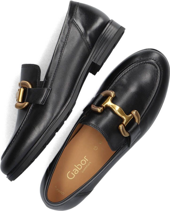 GABOR Zwarte Loafers 422.1